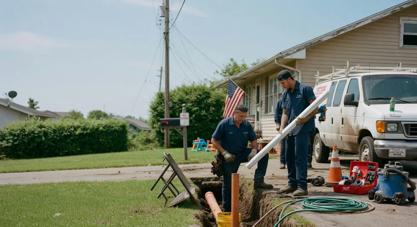 Clogged Drain Repair in North Middletown, KY